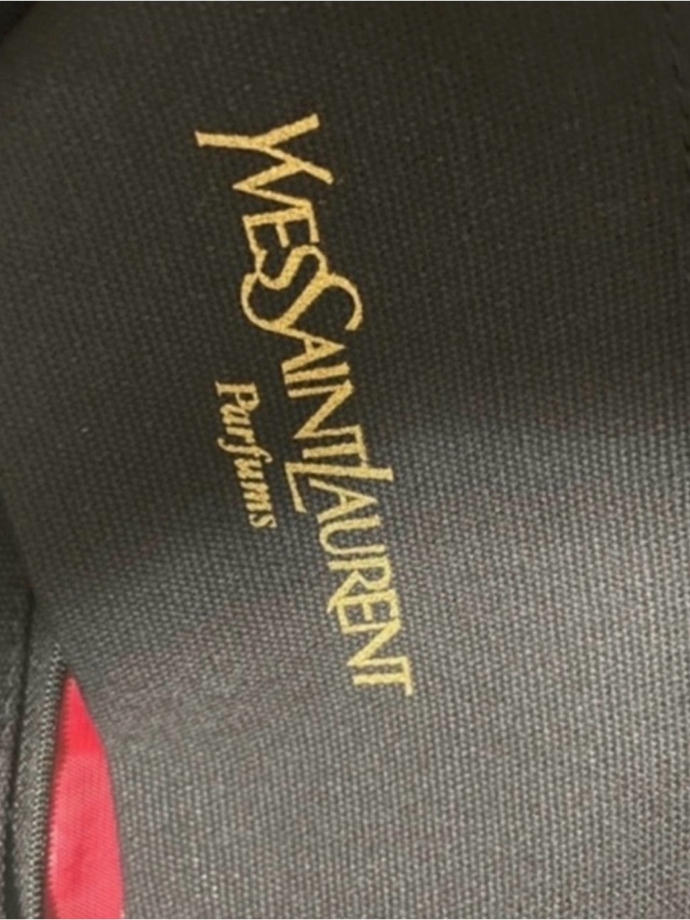 NEW YSL Yves Saint Laurent Tote Bag Black Gold Embroidery Logo - Picture 12 of 16